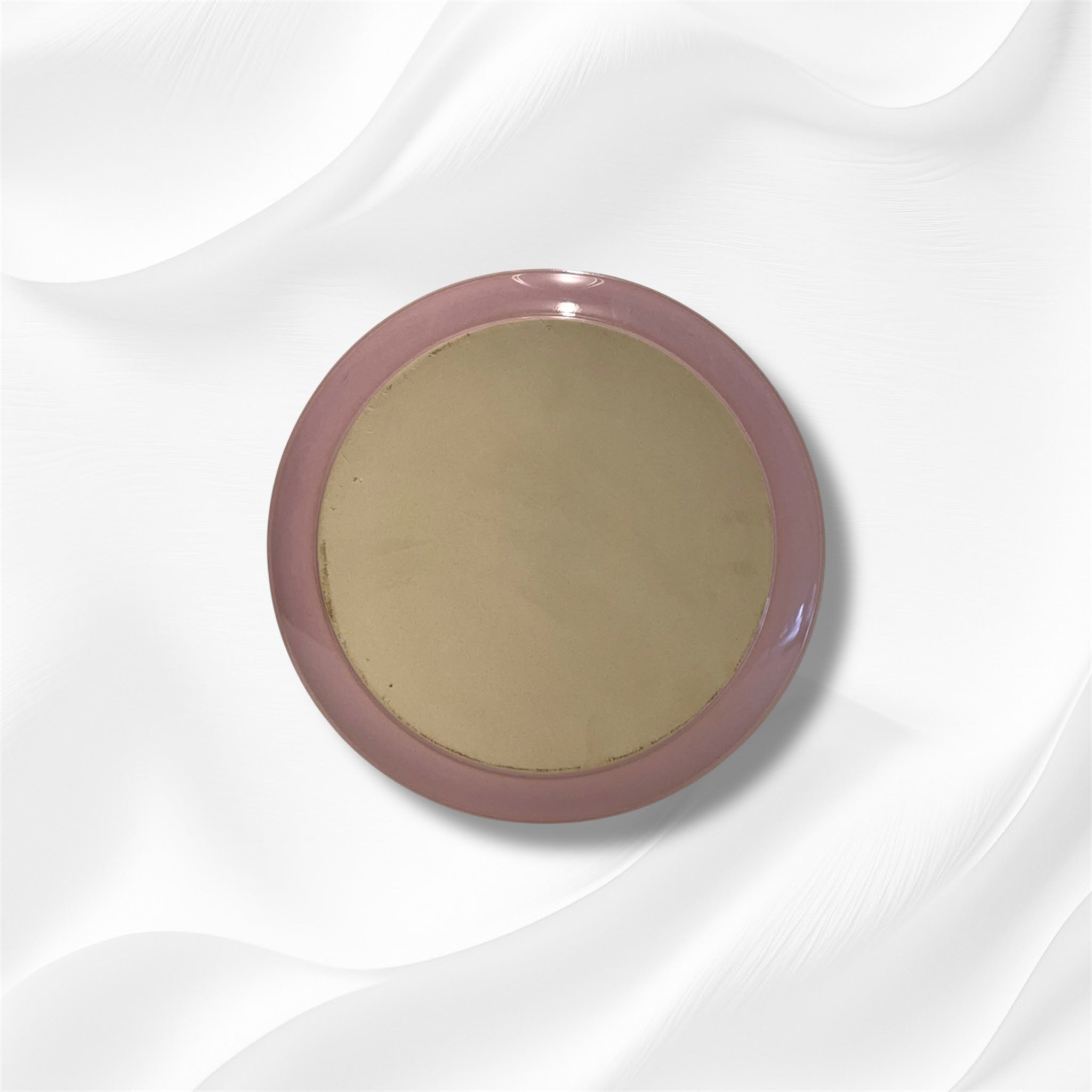 Powder Pink Stoneware Flat Plate