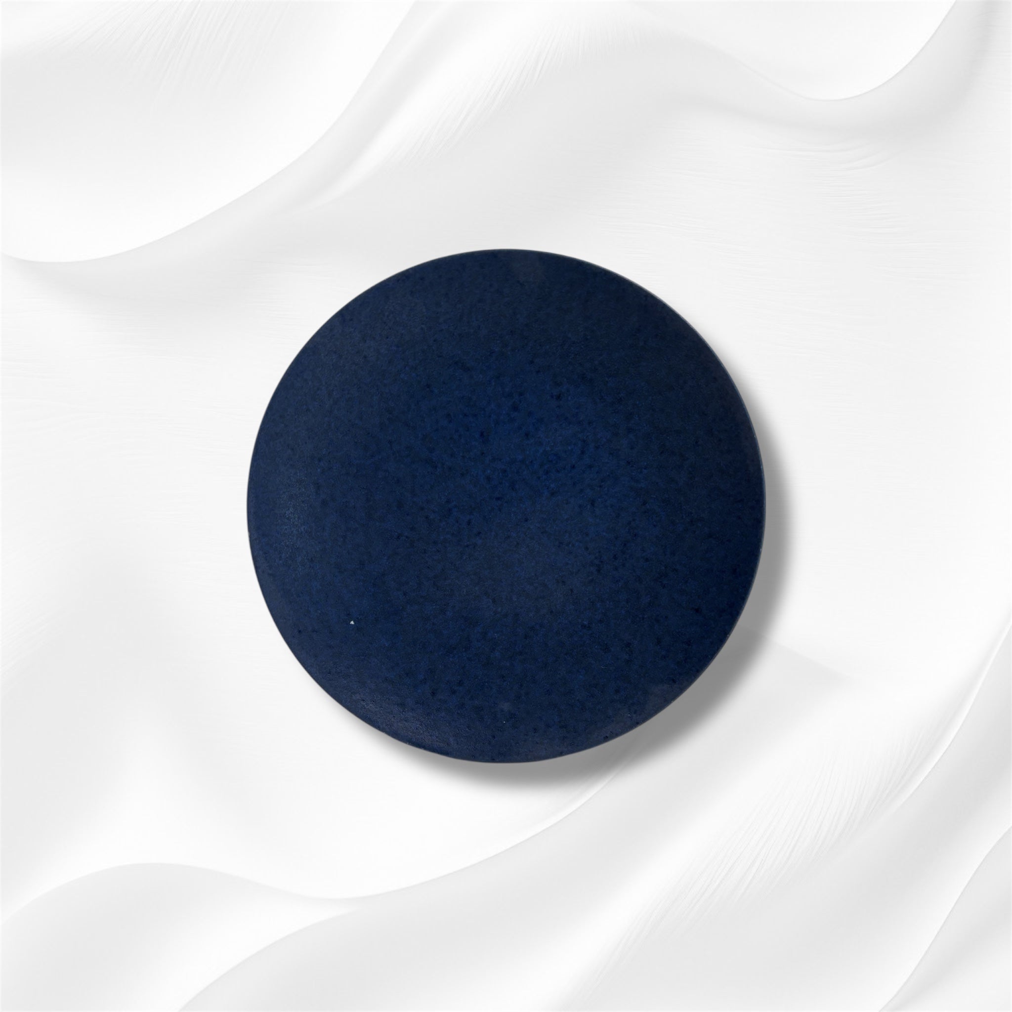 Deep Blue Ceramic Dinner Plate and Bowl Set with Matte Finish