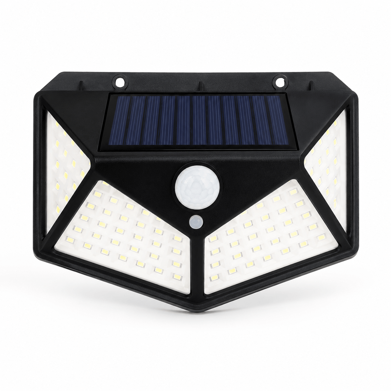Lampe Solaire Extérieure Détecteur de Mouvement 270° LED Noire