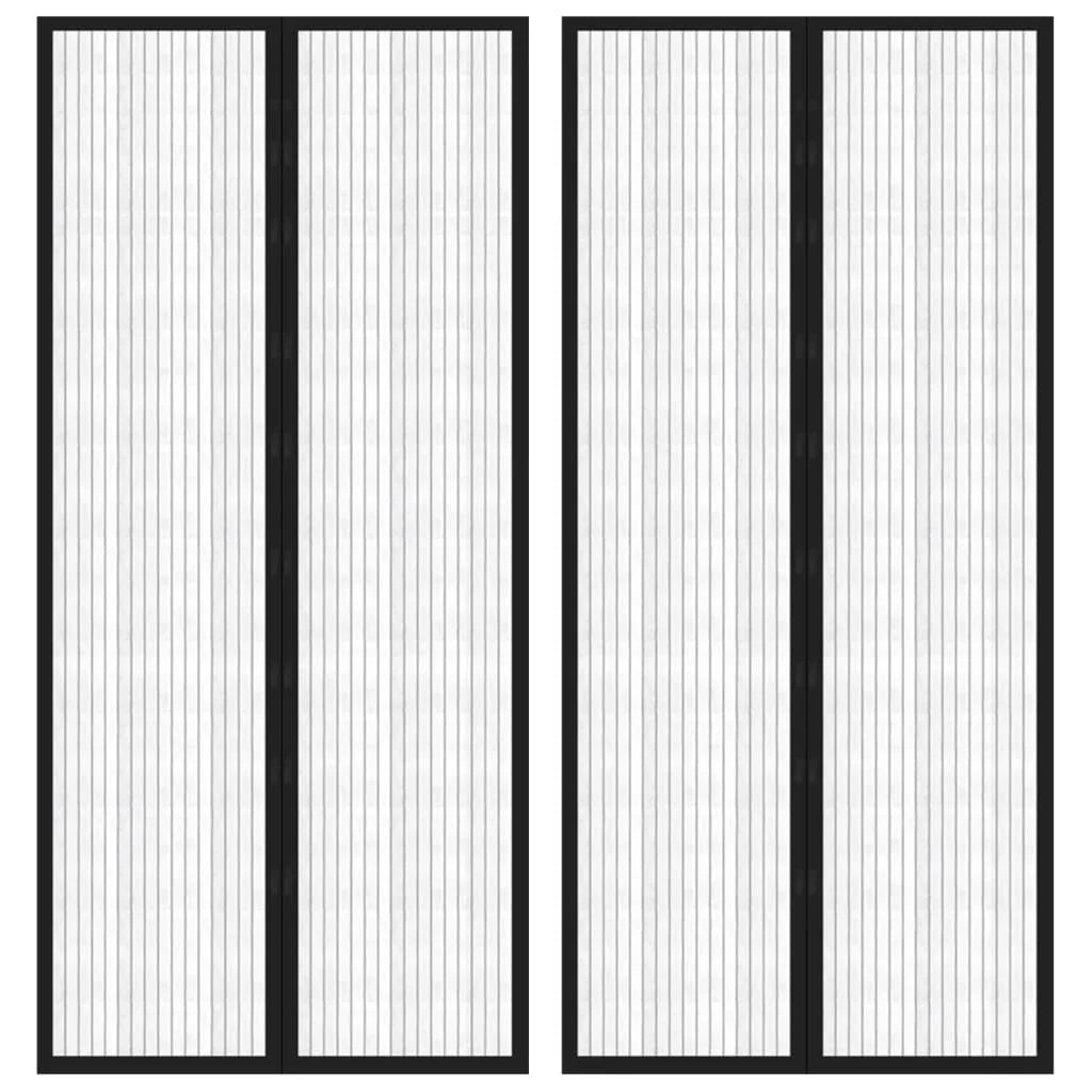 Magnetic Mosquito Net for Doors – Insect Screen Curtains, Set of 2