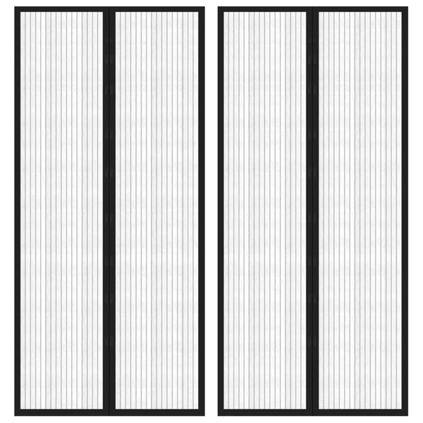 Moustiquaire Magnétique Pour Porte – Rideaux Anti-Insectes Lot de 2