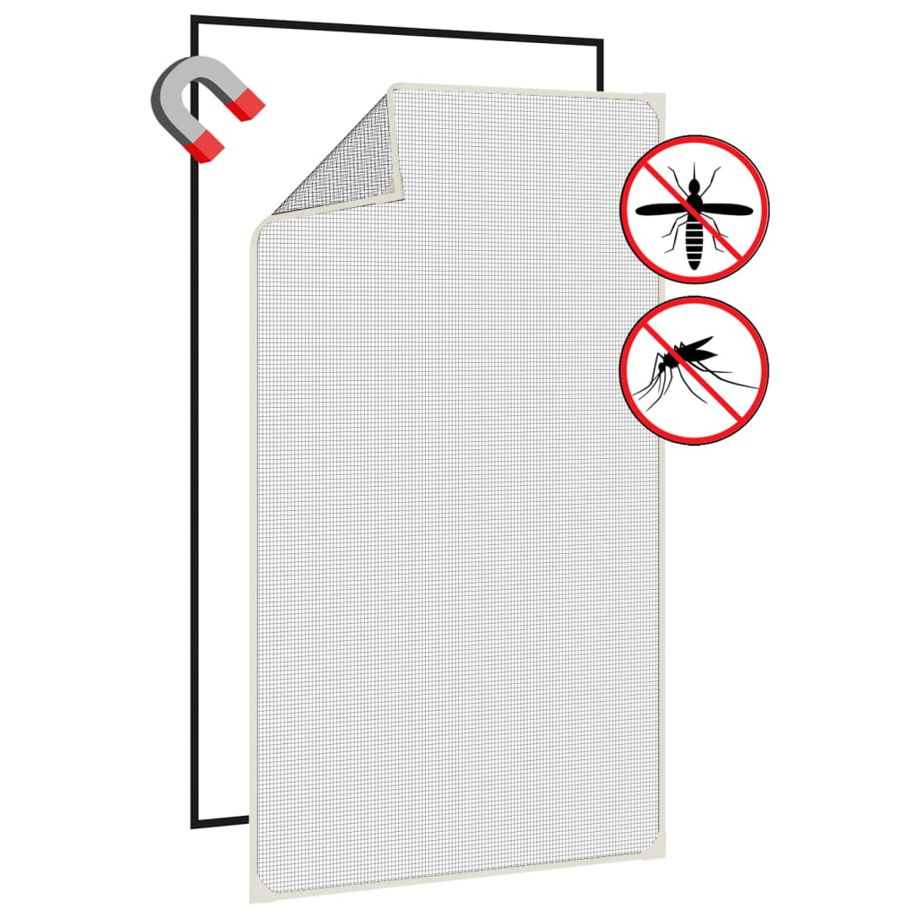 Moustiquaire magnétique pour fenêtre - Sans perçage recoupable