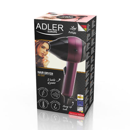 Professional Hair Dryer - Quiet 2 Speed ​​Hair Dryer