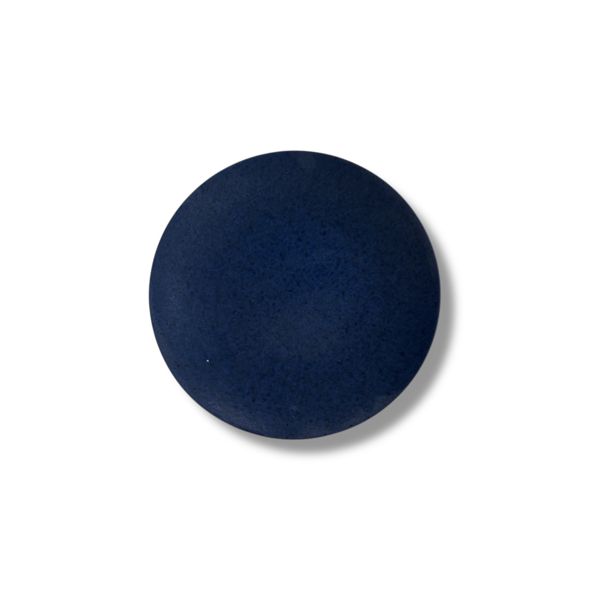 Assiette En Céramique Grès Bleu Marine Foncé Effet Mat Design Moderne Style Contemporain