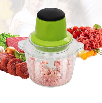 Multifunction Electric Chopper - Mini Kitchen Robot 250W Stainless Steel