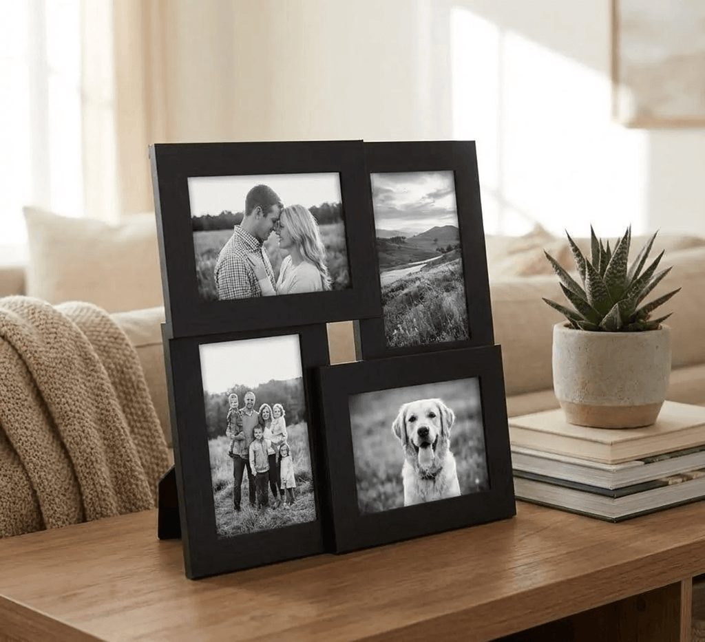 Cadre Photo Pêle-Mêle 4 Photos 10x15 cm | Mural & Table