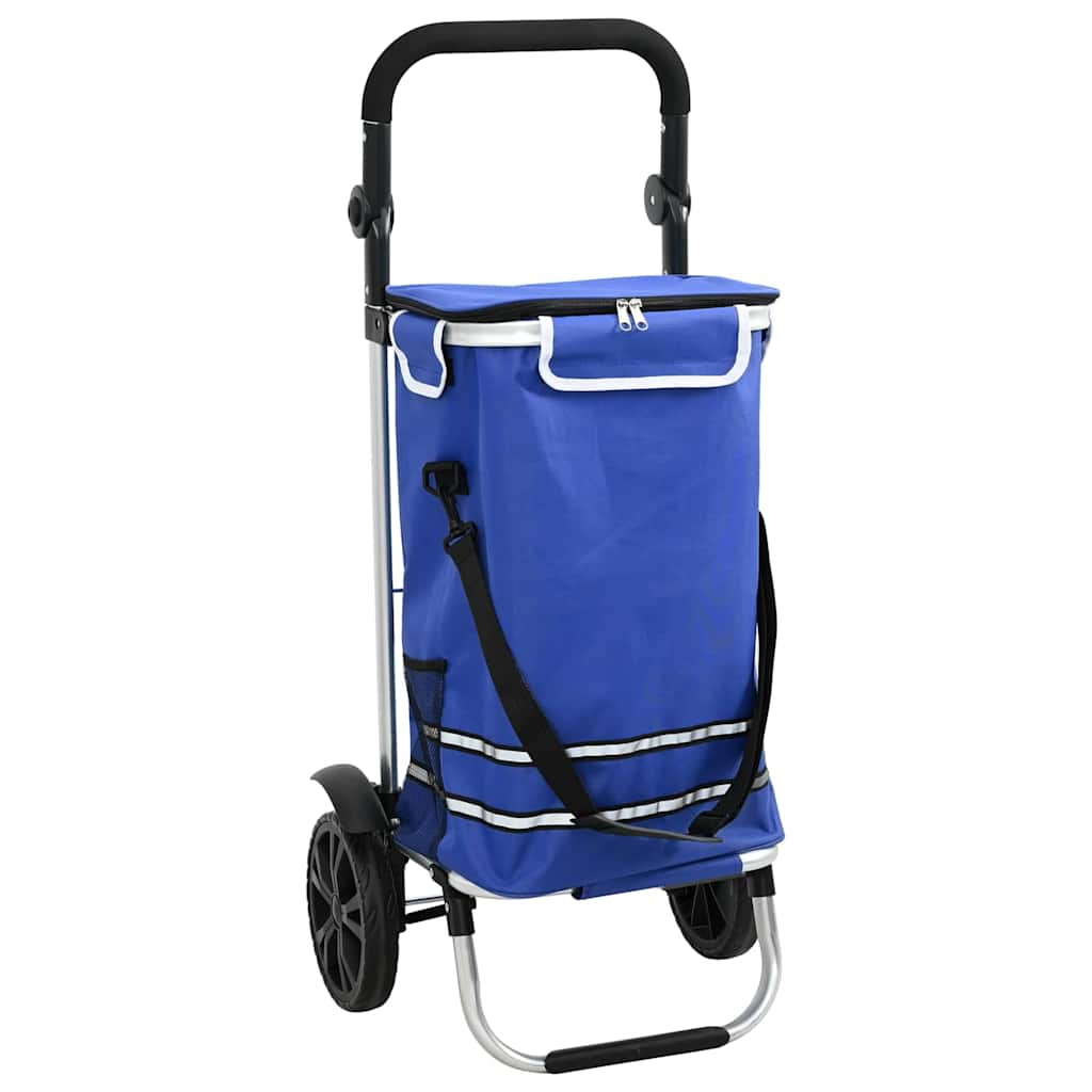 Folding Shopping Cart 40L Aluminum Waterproof 30kg