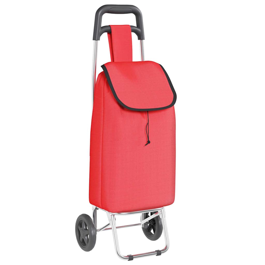 Chariot de Courses Pliable Compact Aluminium Imperméable 30kg
