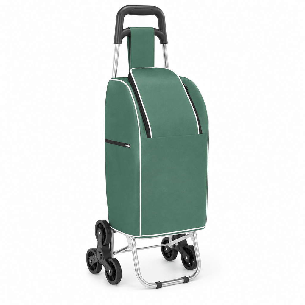 Foldable Aluminum Shopping Trolley Waterproof 30kg