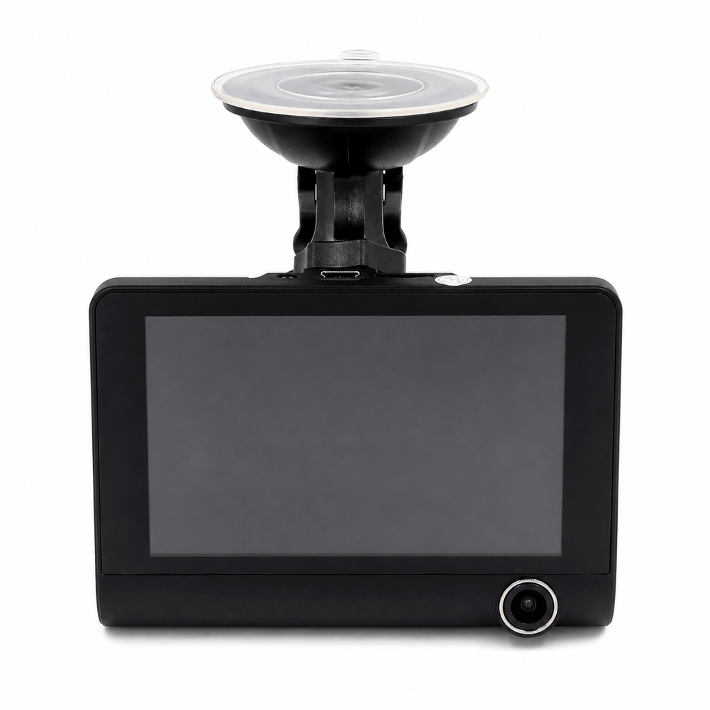 Dashcam Voiture 3 Caméras Avant Intérieur Arrière HD