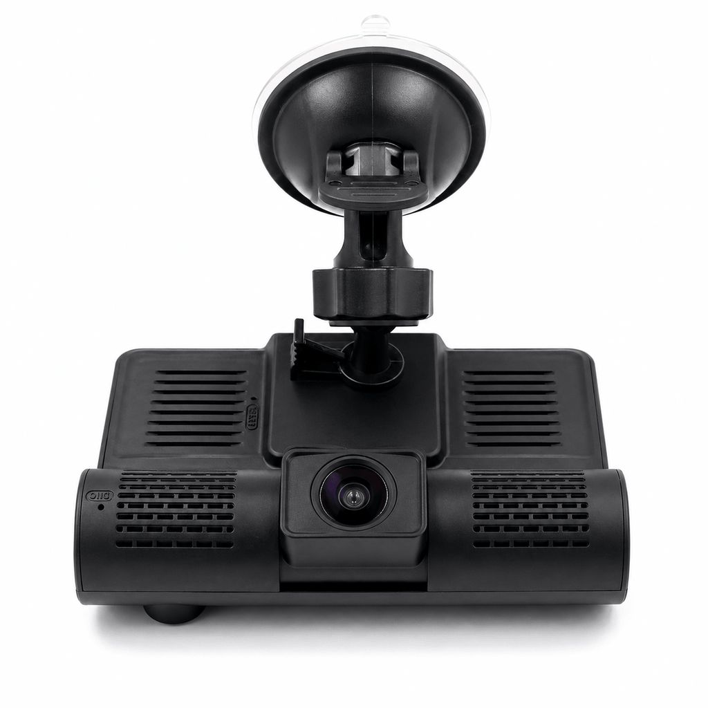 Dashcam Voiture 3 Caméras Avant Intérieur Arrière HD