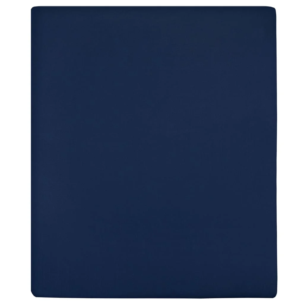 100% Cotton Jersey Fitted Sheet | Soft &amp; Iron-Free