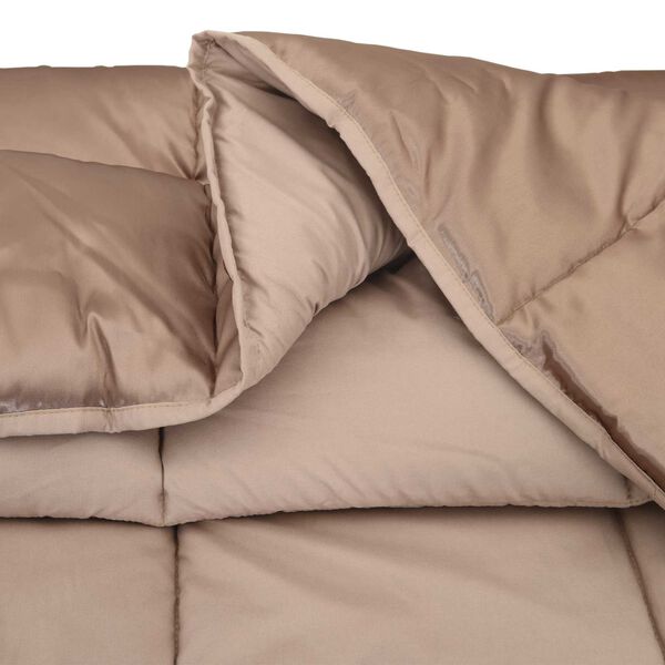 Duvet d'Hiver Satin Doré | Couette Luxe Matelassée & Douceur