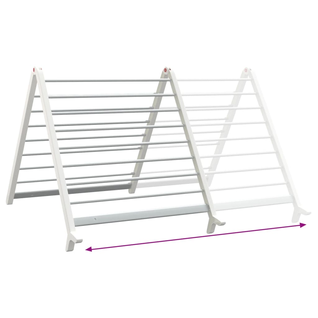 Étendoir à Linge pour Baignoire Extensible Aluminium