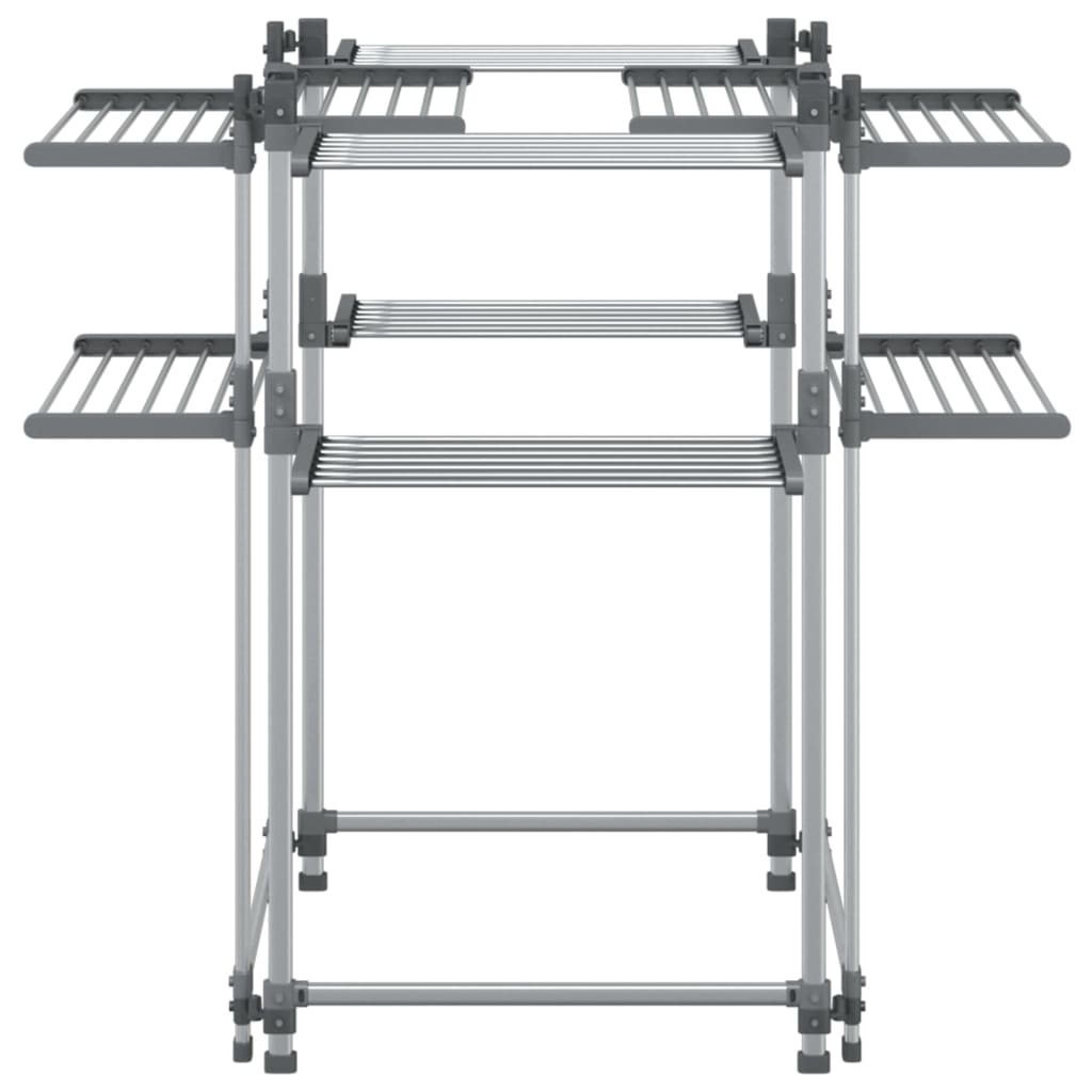 Étendoir à Linge Grand Format Aluminium 107x107x120cm, 33m de Suspension