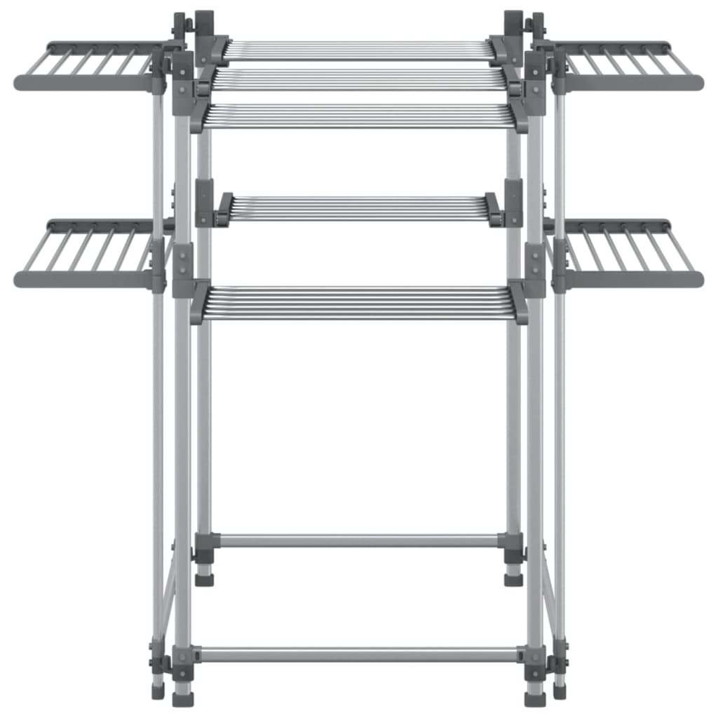 Étendoir à Linge Grand Format Aluminium 107x107x120cm, 33m de Suspension