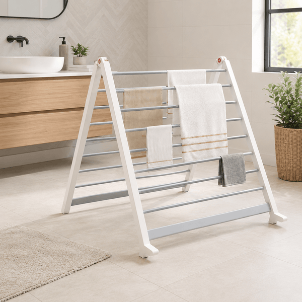 Étendoir à Linge pour Baignoire Extensible Aluminium