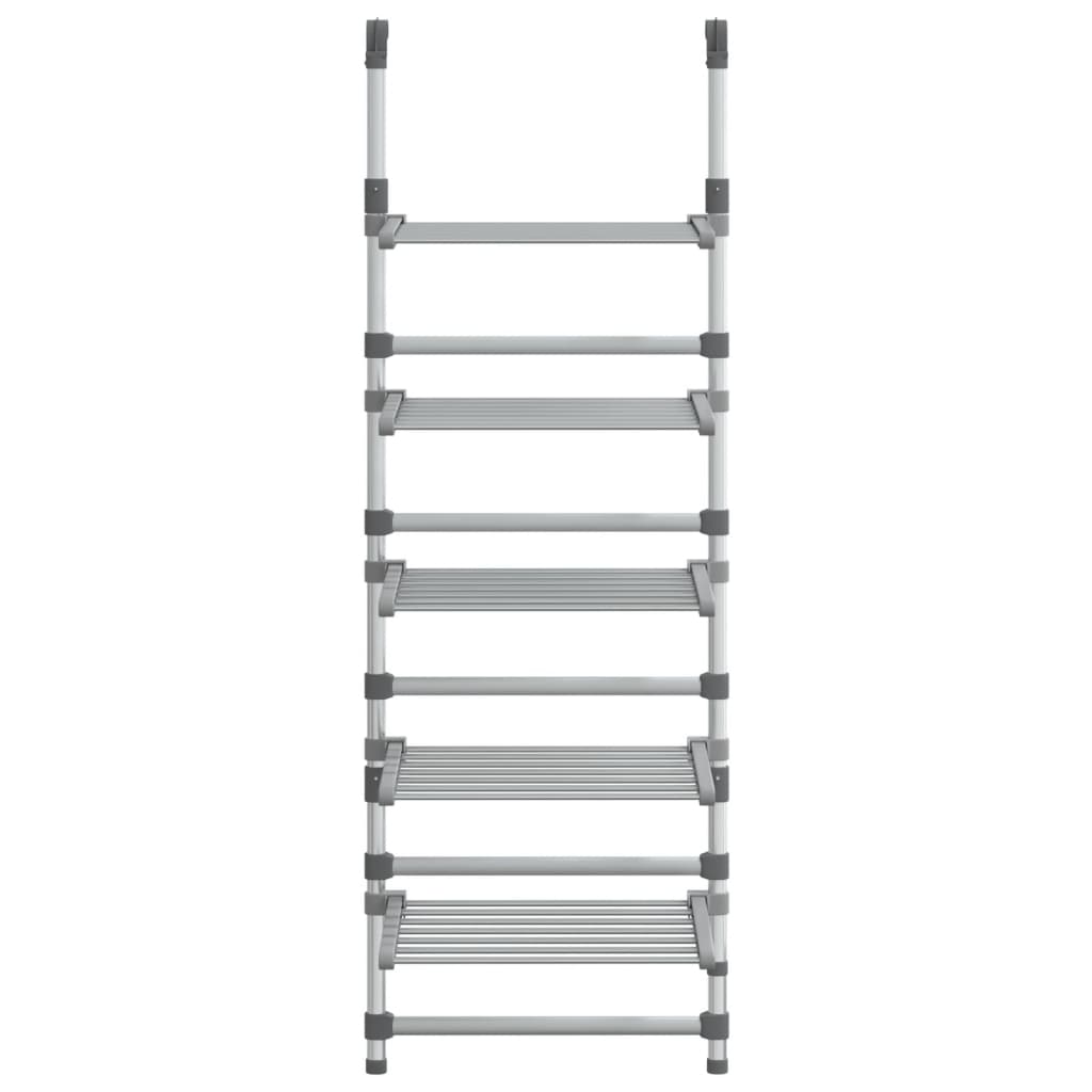 Étendoir à Linge Suspendu Aluminium Hauteur Réglable Pliable