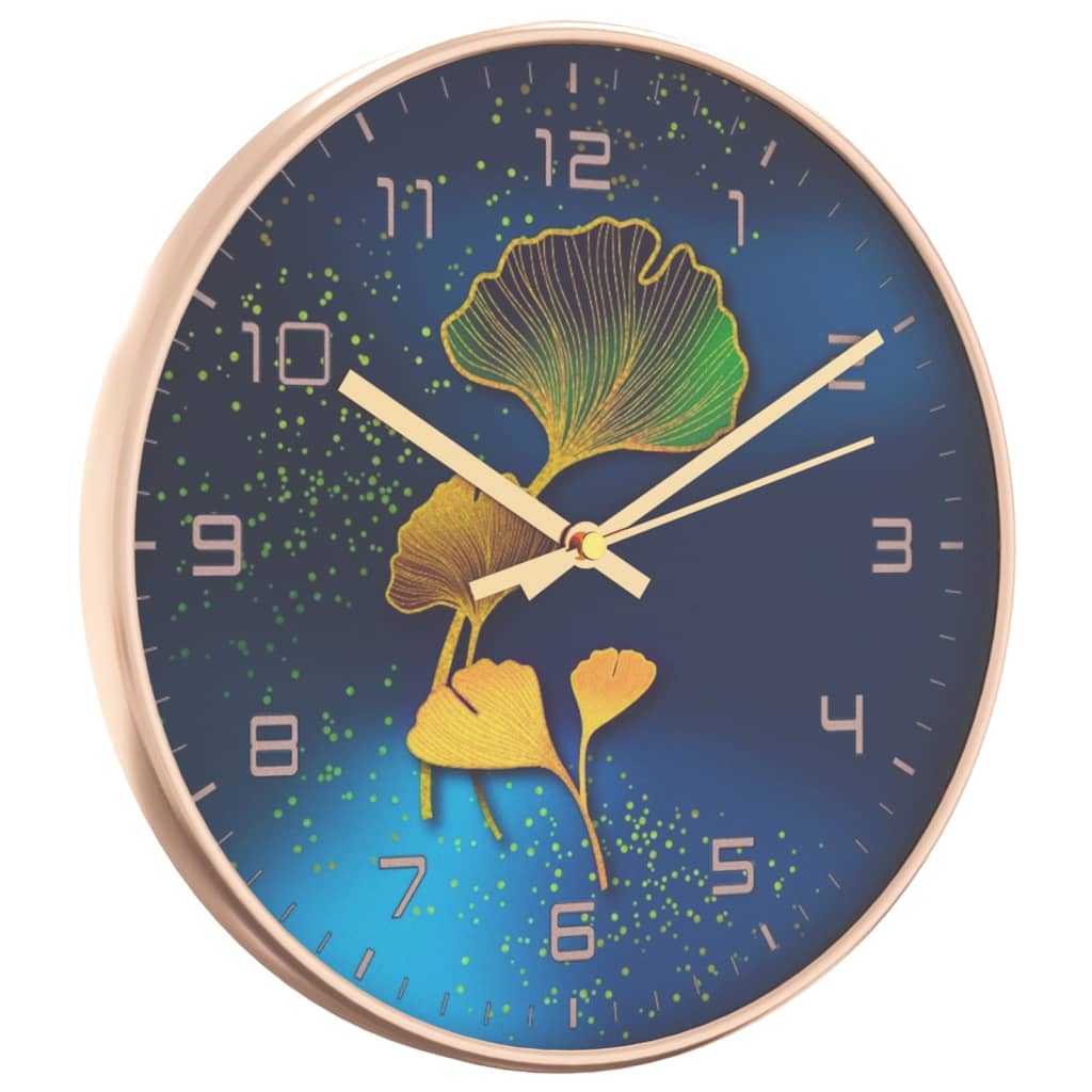 Horloge murale silencieuse 29,5 cm - Design verre et polystyrène