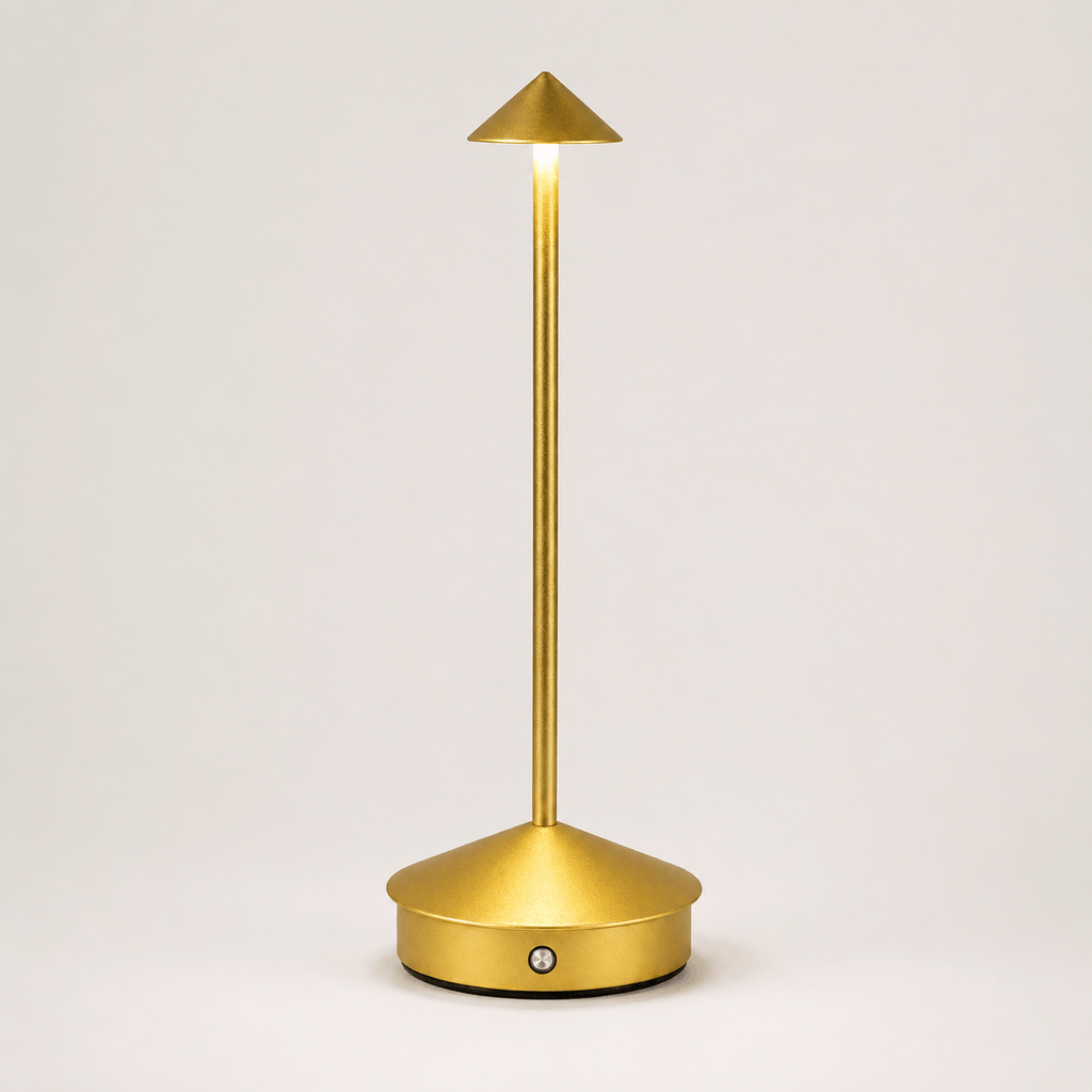 Lampe de Table LED Sans Fil Rechargeable Tactile Aluminium