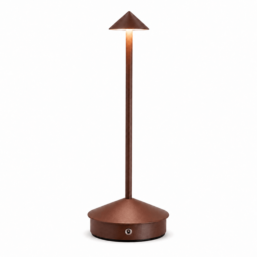 Lampe de Table LED Sans Fil Rechargeable Tactile Aluminium