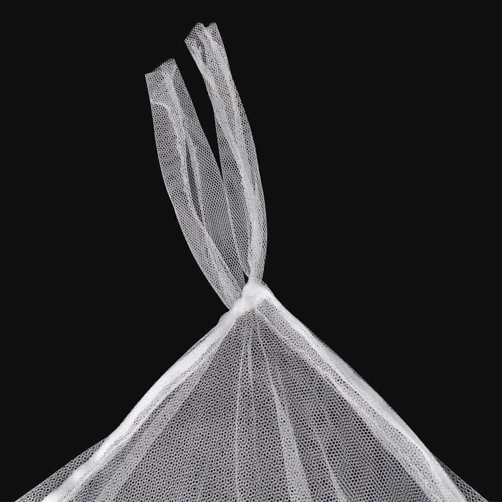 XXL Square Mosquito Net for Bed – Bed Canopy Set of 2 (3 Openings)