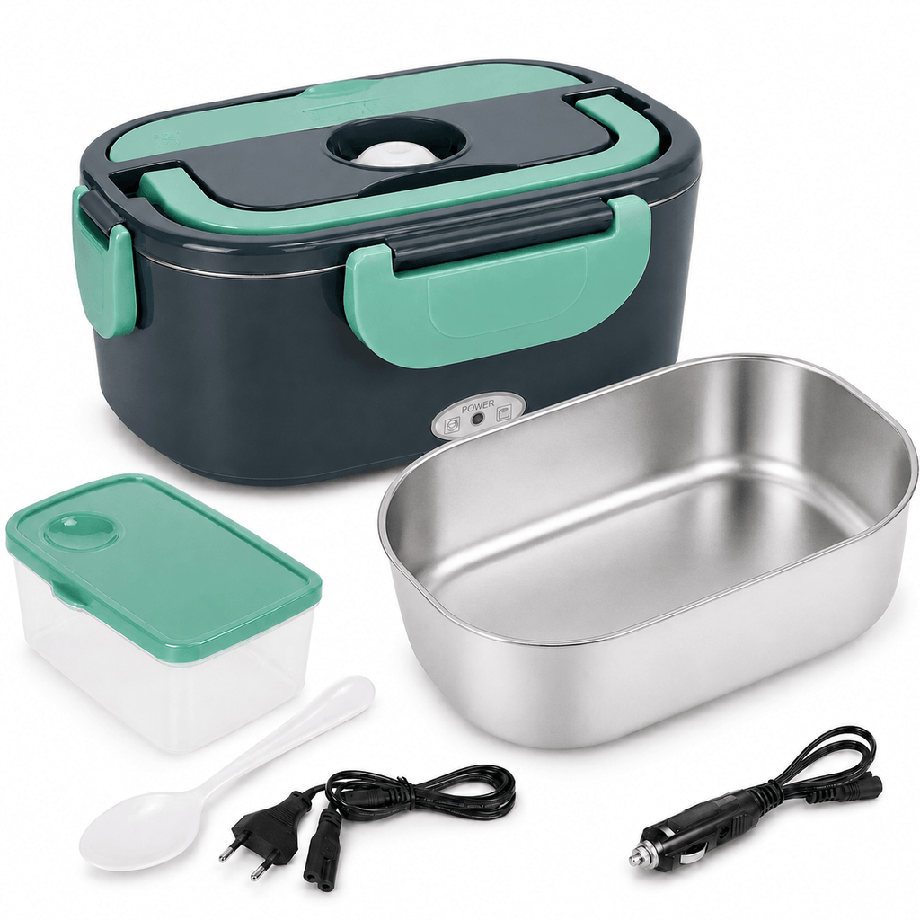 Lunch Box Chauffante Électrique 1,5L - Secteur & Voiture