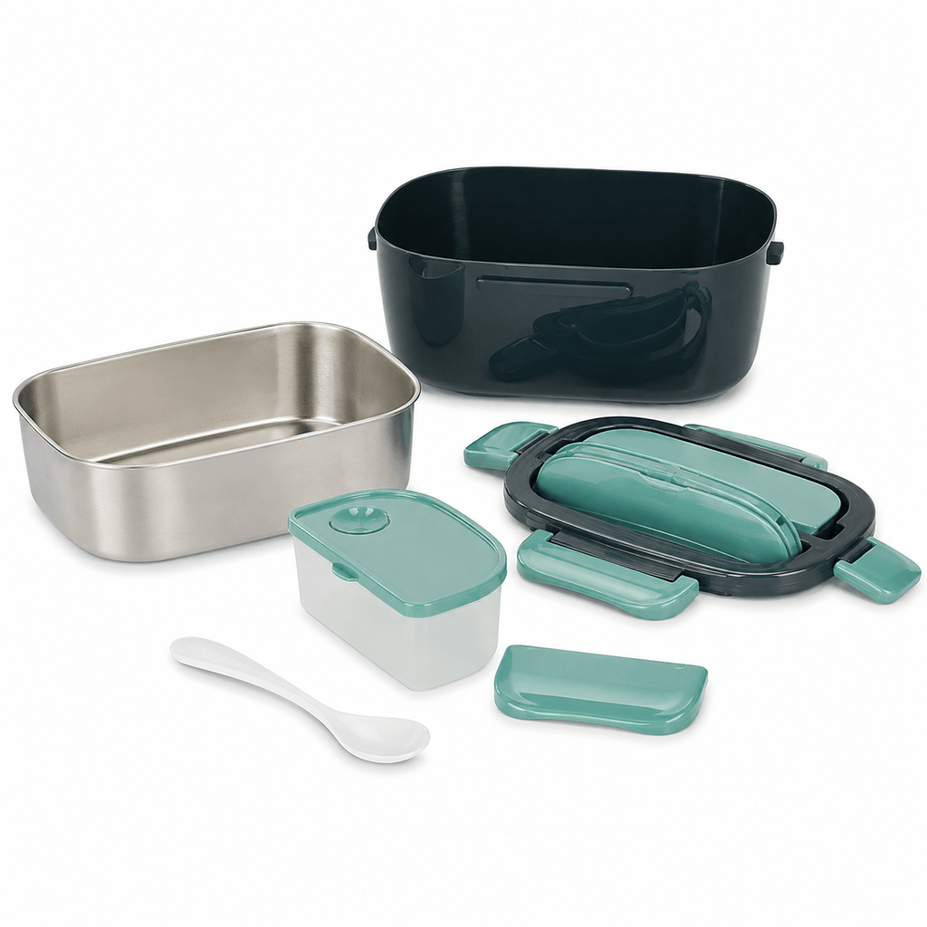 Lunch Box Chauffante Électrique 1,5L - Secteur & Voiture