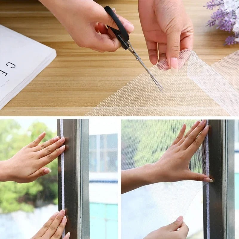 No-Drill Window Screen – Customizable Mesh