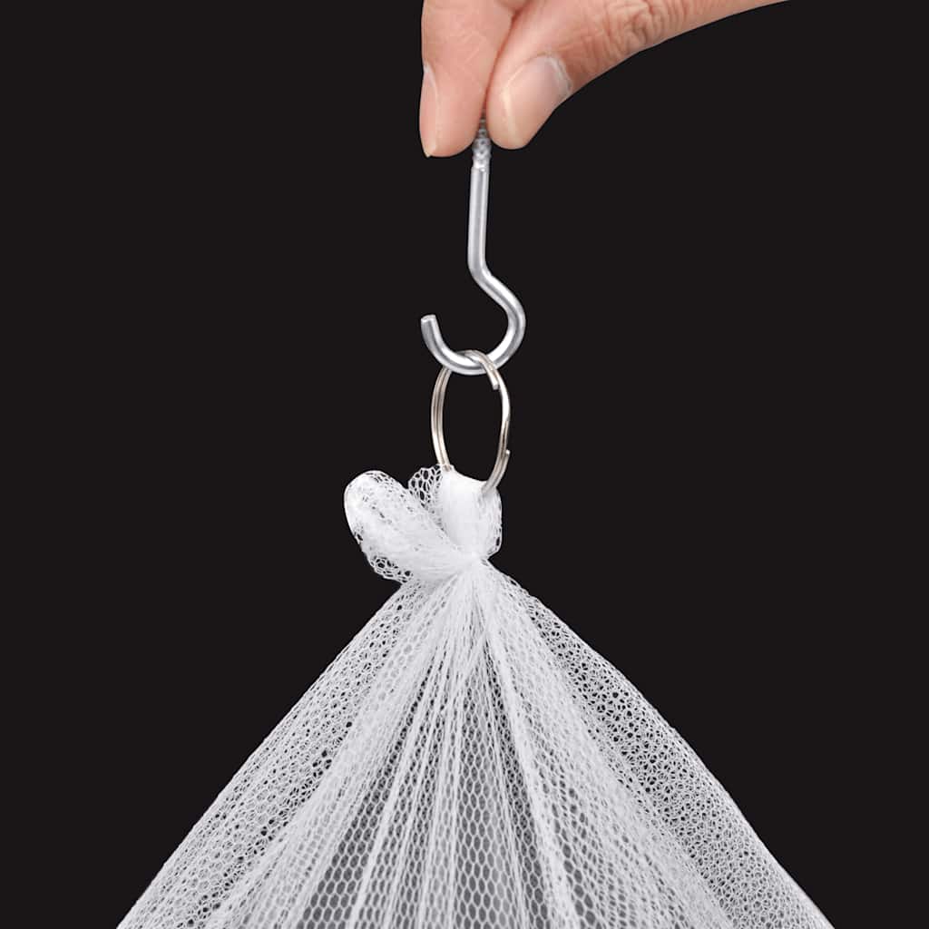 Round Bed Mosquito Net 230 cm – Mosquito Net Bed Canopy Set of 2