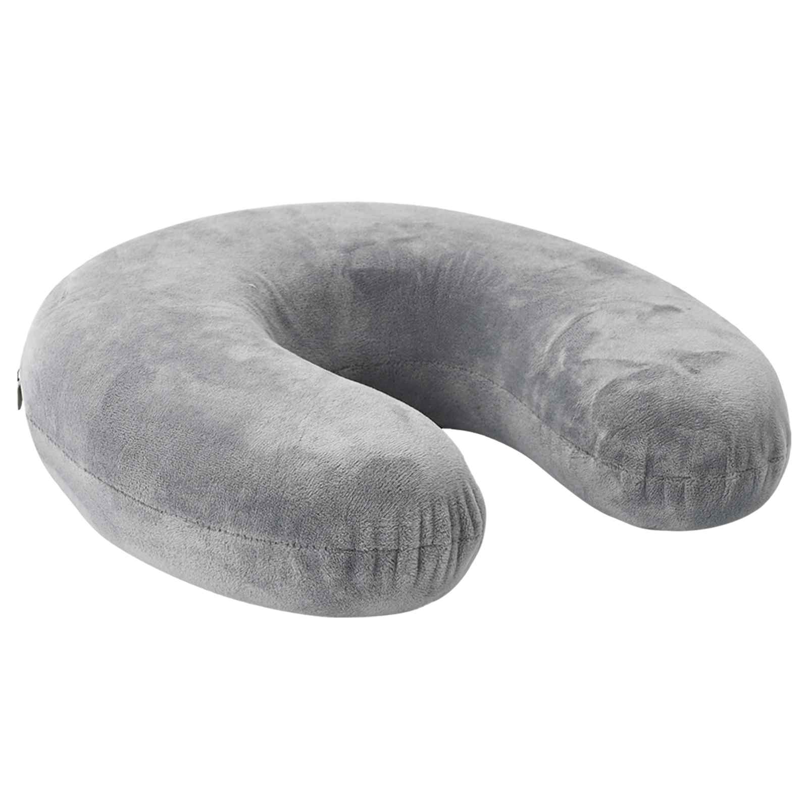 Coussin de Voyage en Velours Doux - Oreiller de Confort Avion et Bureau