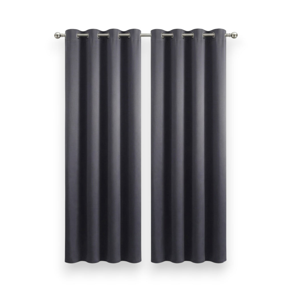 Rideaux Occultants 135x240 cm (Lot de 2) - Finition Oeillets