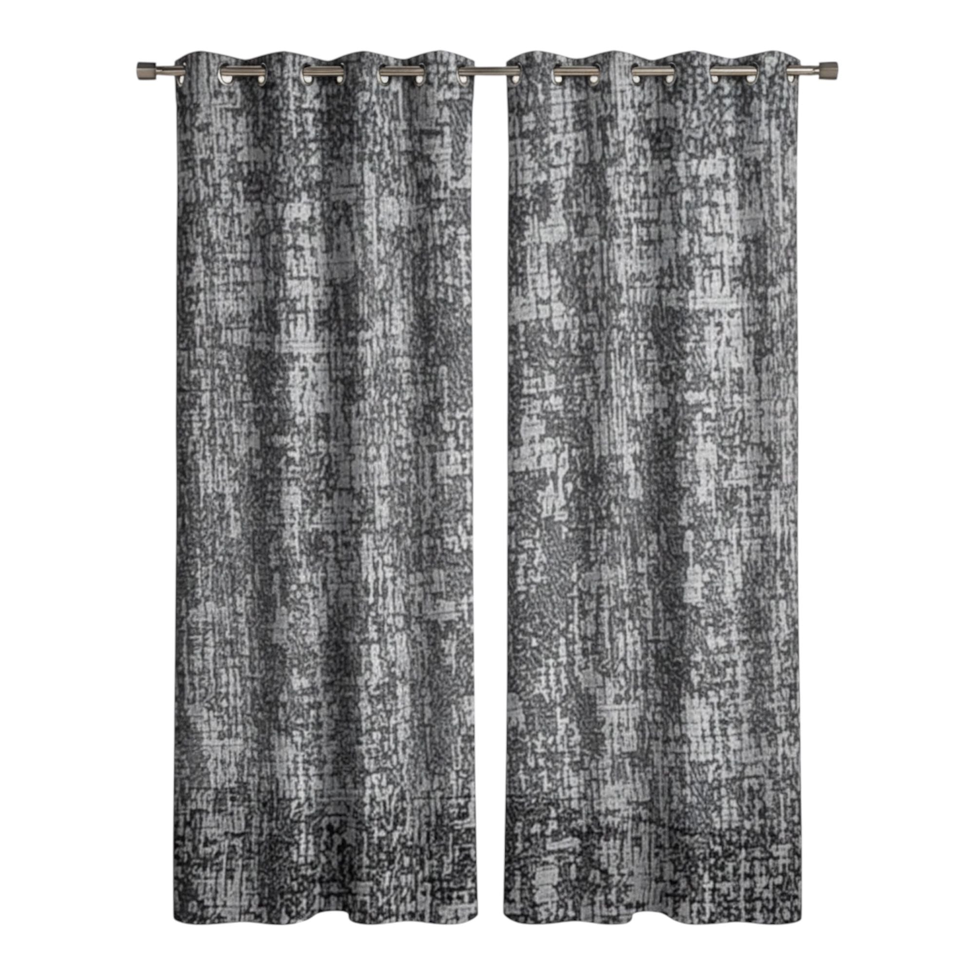 Rideaux Occultants Jacquard 140x240 cm (Lot de 2) - Finition Oeillets