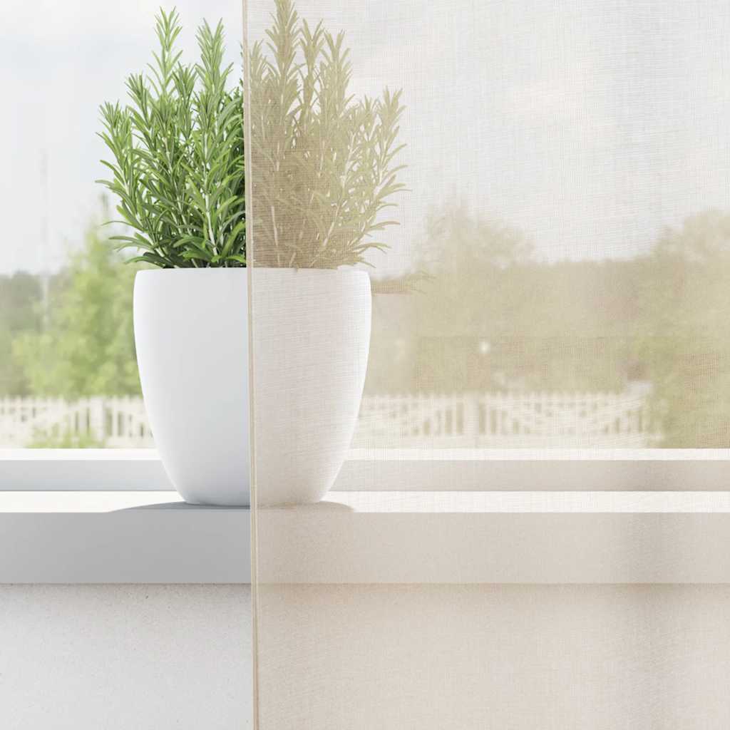 Lot de 2 Rideaux en Voile à Œillets | Voilage Semi-Transparent 140x245 cm