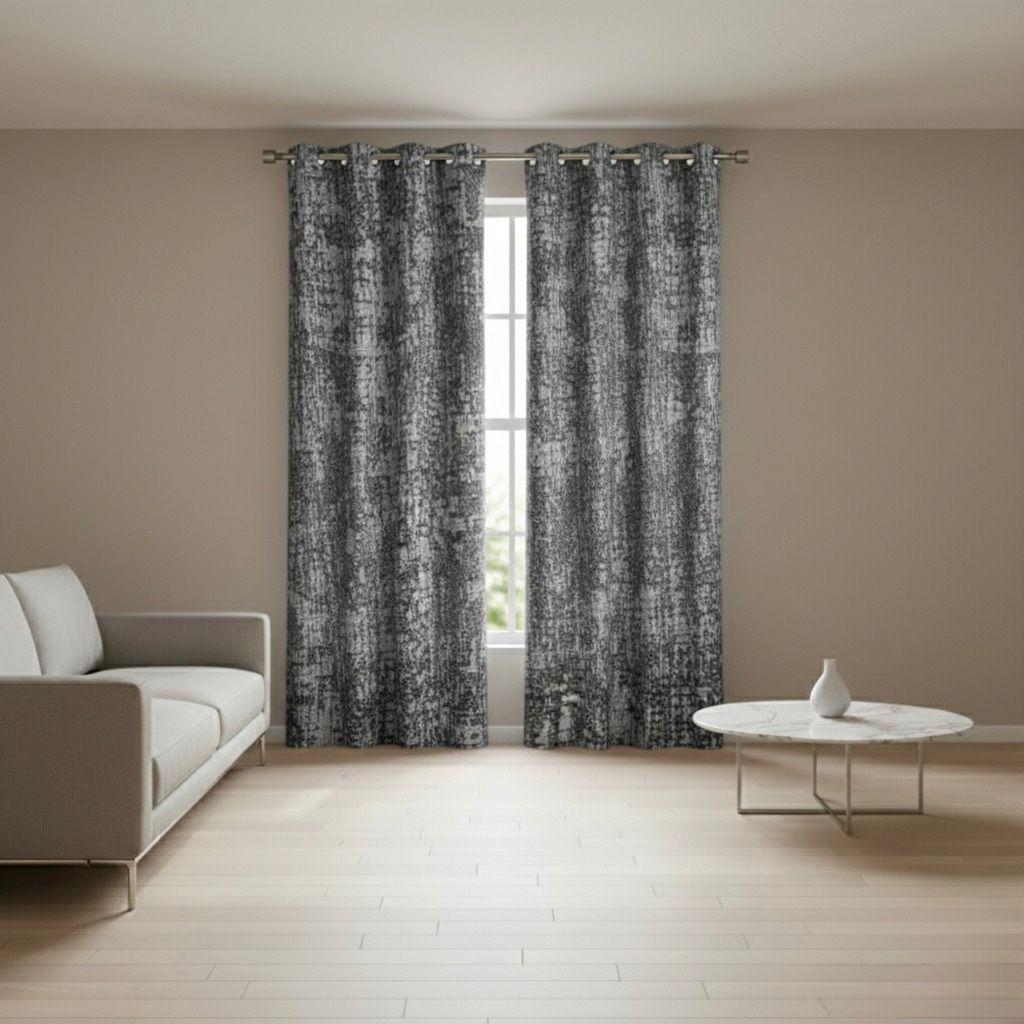 Rideaux Occultants Jacquard 140x240 cm (Lot de 2) - Finition Oeillets