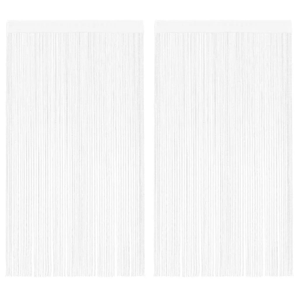 Rideaux en fils (Lot de 2) - Finition tunnel