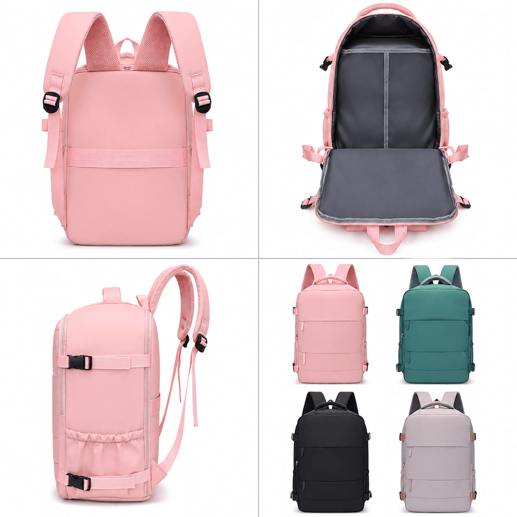 Cabin Backpack 40x30x20cm Travel 20-35L Lightweight 0.5kg Multipocket