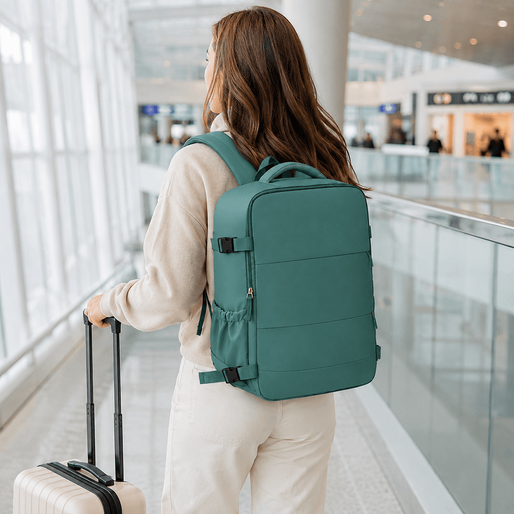 Cabin Backpack 40x30x20cm Travel 20-35L Lightweight 0.5kg Multipocket