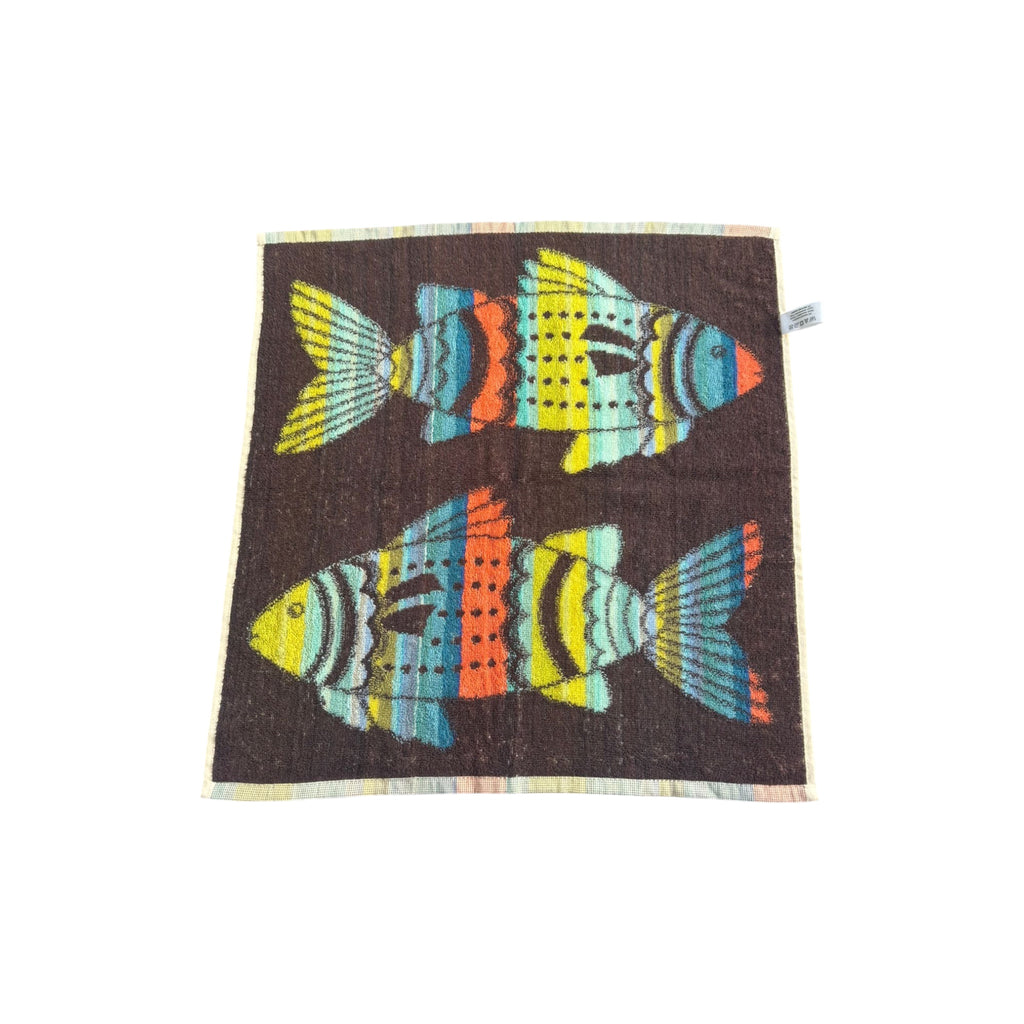 Lot De 3 Torchons De Cuisine En Coton Portugais Motif Poissons Couleurs Vives 50×50cm